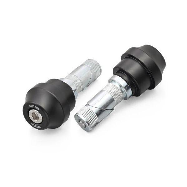 バイク用 バーエンド ミラーアダプター 汎用タイプ ハンドル内径15-17用 ヘビーウエイト バーエ...