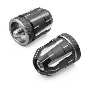 在庫有り DAYTONA デイトナ PREMIUM ZONE(プレミアムゾーン) バイク用 バーエンド カワサキ(M8)用 TECHNO アッシュシルバー 42210｜MOTO-OCC ヤフーショッピング店