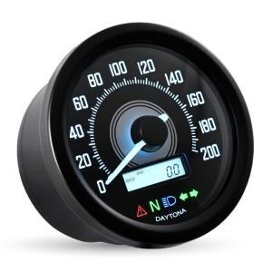 デイトナ 電気式スピードメーター ブラック