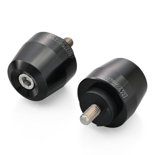 在庫有り 当日発送 DAYTONA デイトナ バーエンド バイク ヤマハ(M6)用 アルミビレット ...