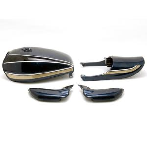 ゼファー750 Z2タイプスチールタンクセット(Z2キャップ仕様)青玉虫 ドレミコレクション 200...