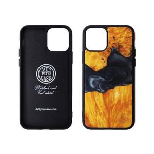 GOODS スマホケース Stabilized wood - iphone11pro Black -...