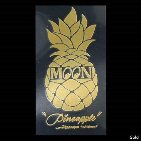 MOONEYES Pineapple ステッカー H 12 x W 5.5cm ゴールド ORION...