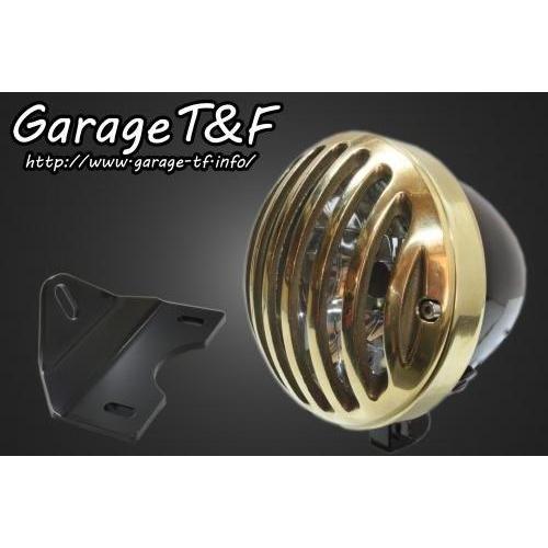 在庫有り Garage T&amp;F ティーアンドエフ エストレヤ 4.5インチバードゲージヘッドライト(...