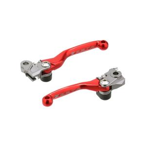 在庫有り ZETA ジータ PIVOTレバーセット RED 3Fi CRF250R/450R'07-...