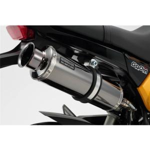 SP武川（タケガワ）コーンオーバルマフラー スリップオンタイプ GROM