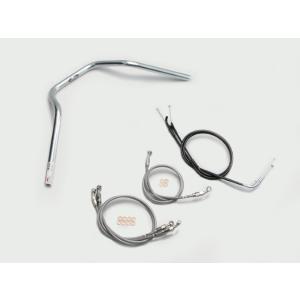 HARRICANE ハリケーン ナロー4型 ハンドルSET ZRX1200 DAEG クロームメッキ...