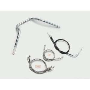 HARRICANE ハリケーン ナロー5型 ハンドルSET ZRX1200 DAEG クロームメッキ...