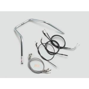 HARRICANE ハリケーン ウルトラナロー ハンドルSET ZRX400/II クロームメッキ ...