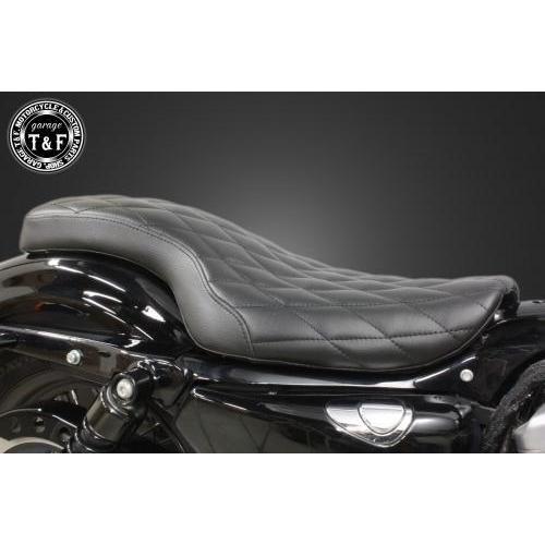 Garage T&amp;F ガレージ ティーアンドエフ スポーツスター専用 コブラシート(ダイヤ) HDX...