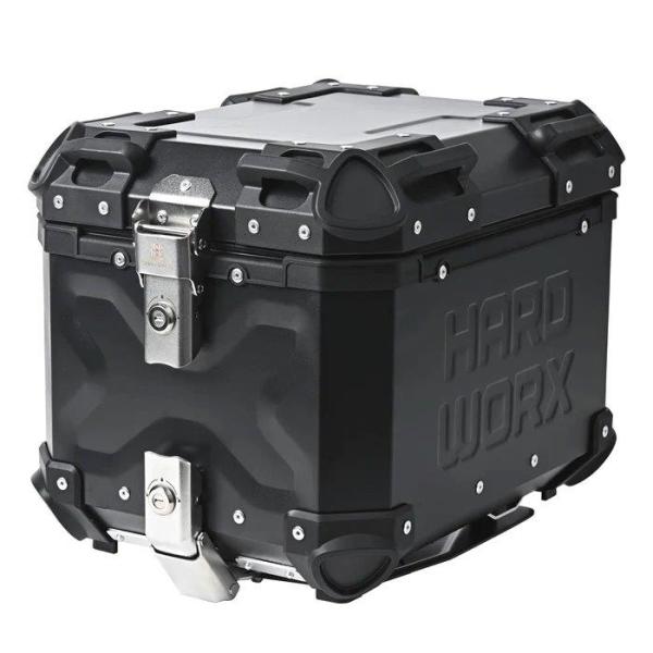 HARD WORX ハードワークス アルミトップケース HXNE40 ブラック 40L タテオキ H...