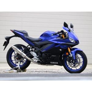 YZF-R25 ラウンド/ステンレスサイレンサー フルエキゾースト  WR’S ダブルアールズ LA2255JM｜moto-occ