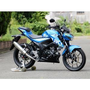 WR's チタン製マフラー ブルー サイレンサー　ninja400 WR'S（ダブルアールズ） WR'S ラウンド・焼き色チタンサイレンサー