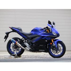 YZF-R25 ラウンド/焼き色チタンサイレンサー フルエキゾースト  WR’S ダブルアールズ LS2255JM｜moto-occ