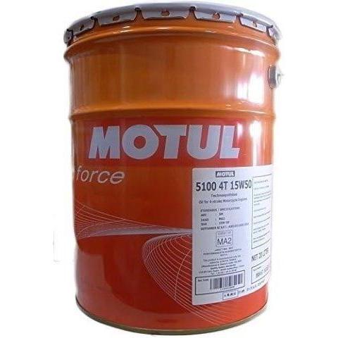 MOTUL モチュール 国内正規品 SAE粘度 : 15W-50 20L缶 5100 4T ２輪エン...