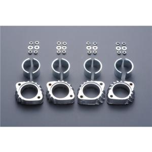 M-TEC中京 エムテック中京 Z1/Z2 後期型 4本出しマフラー用フランジセット 8mm穴 '7...