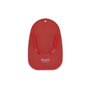 サイドスタンドパッド　レッド 床の傷防止 PGR0024 プロト