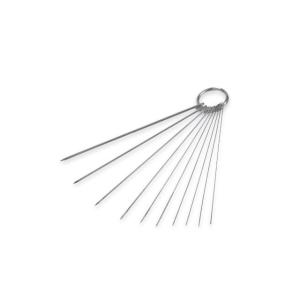 ステンレスピンクリーナー10セット メインジェット/キャブレター等 径0.4-1.6mm 全長120...