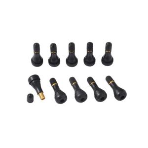 チューブレスエアバルブ ストレート/ロング 10個SET TR-413 スナップインタイプ 日本製 ...