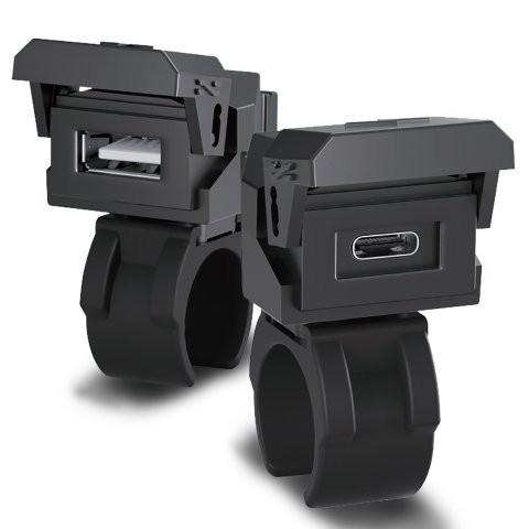 バイク用　USB電源 TYPE-A+C(タイプA+C) QC3.0/PD対応 MAX30W　IP67...