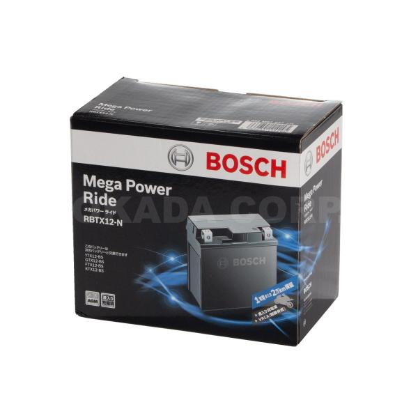 BOSCH ボッシュ バイク 二輪バッテリー液入り RBTX12-N