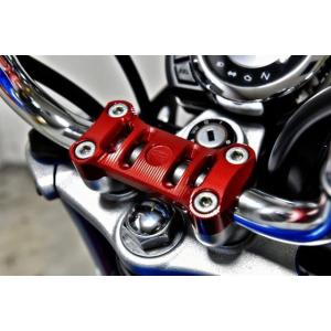 RIDEA リデア ハンドルクランプ HC-HO-02-GD (カラー:ゴールド)  HONDA モ...