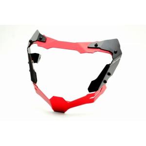 RIDEA リデア アルミヘッドライトカバー HLG-Y03-RD(カラー:レッド)   YAMAH...