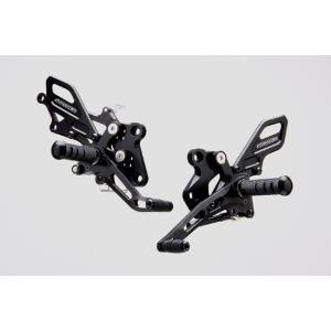 ニンジャ250/Z250 等々 STRIKER ステップキット ブラック アルマイト仕様 ストライカ...