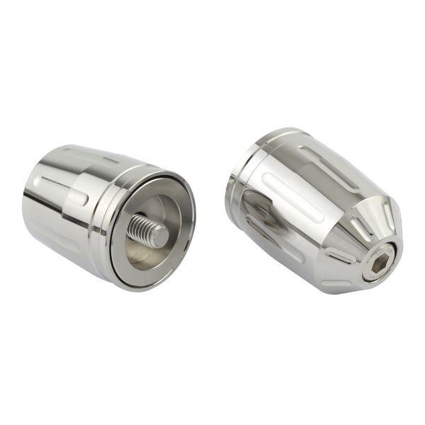 ZX-10R(2011-2018) 用 ウルトラヘビーバーエンドキャップ T2 M8タイプ メッキ｜...