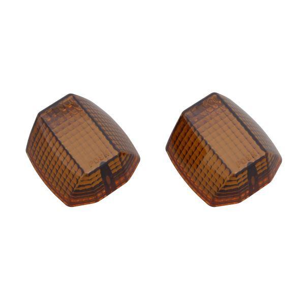 ZRX1200R/GS1200SS(フロント＆リア) 用 カスタムウインカーレンズ アンバー｜ポッシ...