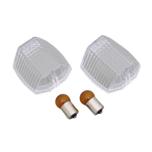 ZRX1200R/ZRX1100/ZRX400(リア) 用 カスタムウインカーレンズ S球 12V2...
