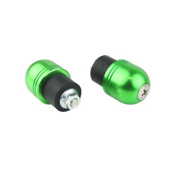 ZRX400-2用 バーエンドキャップ(ボルト径5mm/外径22mm) ライムグリーン｜ポッシュフェ...