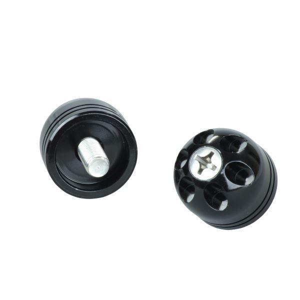 ZX-7R用 VIVIDアルミビッグバーエンドキャップ M8(ボルト径8mm/外径30mm) ブラッ...