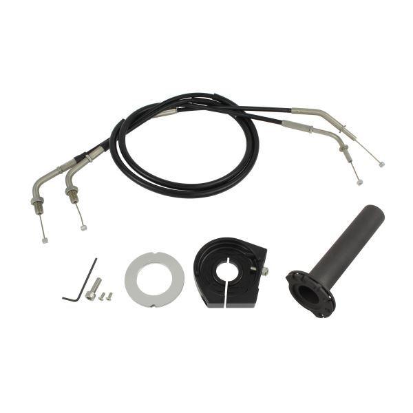 ZRX1200R/ZRX1200S用 スリームスリムラインハイスロットルKIT ブラック｜ポッシュフ...