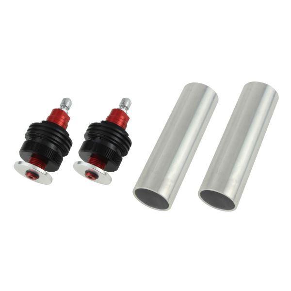 GPZ900R(A12-A16) 用 イニシャルアジャスターT1(エアバルブ付) ブラックボディ/レ...