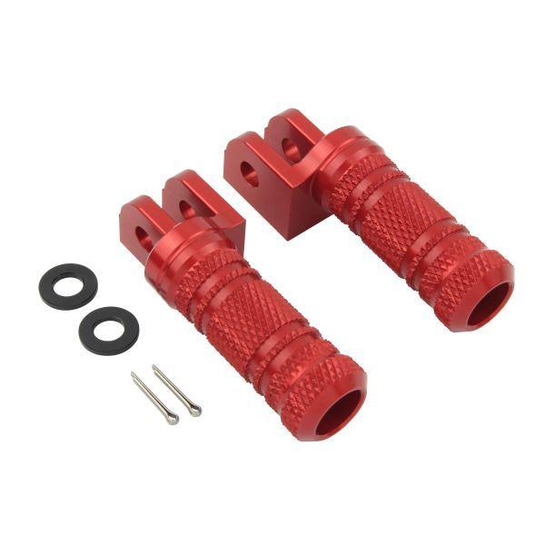 VFR400R(NC30) 用 マシンドステップバー レッド｜ポッシュフェイス/POSH