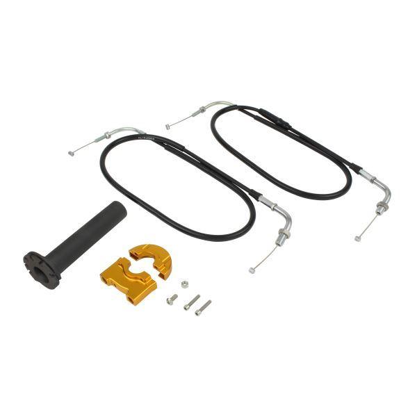 XJR1300用 コンパクトハイスロットルKIT ゴールド｜ポッシュフェイス/POSH