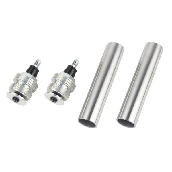 XJR400R/RII(1995-1997) 用 イニシャルアジャスターT1(エアバルブ付) シルバ...