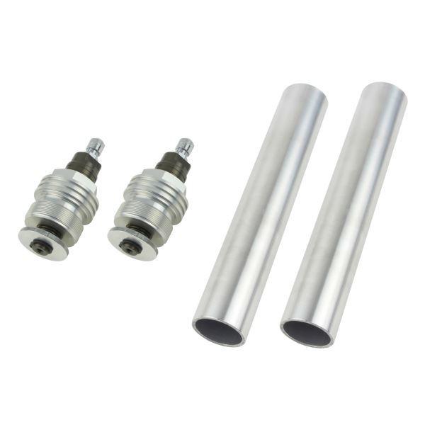 GSX250R(2017) 用 イニシャルアジャスターT1(エアバルブ付) シルバーボディ/チタンシ...