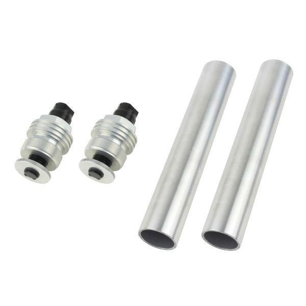 GSX250R(2017) 用 イニシャルアジャスターT2(エアバルブ無) シルバーボディ/ブラック...