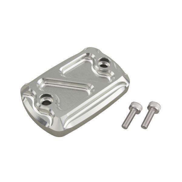 YZF-R25(2015-2020) 用 マスターシリンダーキャップ(ミドルスクエア) シルバー｜ポ...