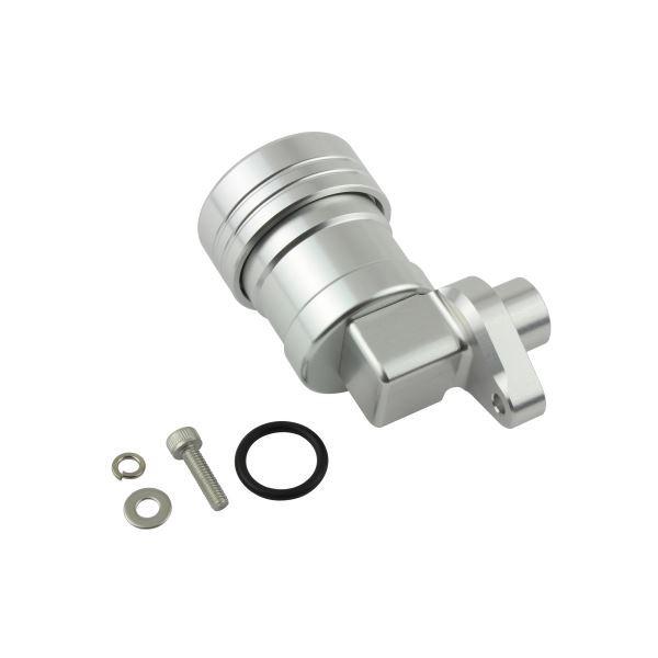 NSR80用 ビレットリアマスタータンク ストレート シルバー｜ポッシュフェイス/POSH