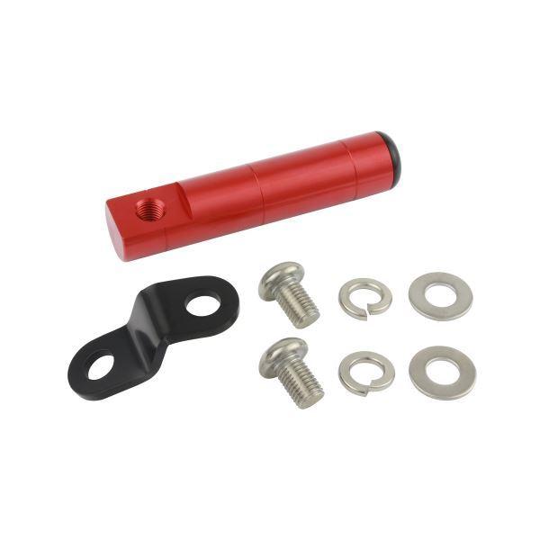 Z900RS(2017-2021) 用 スマートフォンホルダーマウントステーベース レッド｜ポッシュ...