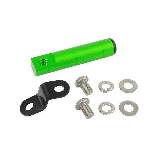 Ninja250/ニンジャ250(2018) 用 スマートフォンホルダーマウントステーベース ライム...