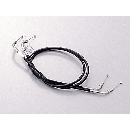 エリミネーター400/LX(89-)用 ロング・スロットルケーブルW(+20cm) ｜ハリケーン