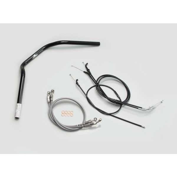 ZRX1100/ZRX1200R(97-08)用 POLICE2型ハンドルSET(ブラック)｜ハリケ...