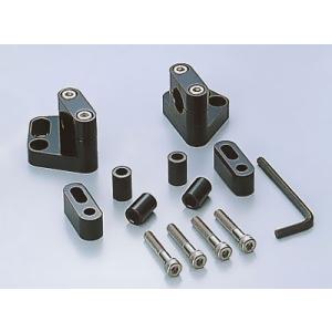 ニンジャ系用 バーハンホルダーキット(ブラック) ｜ハリケーン