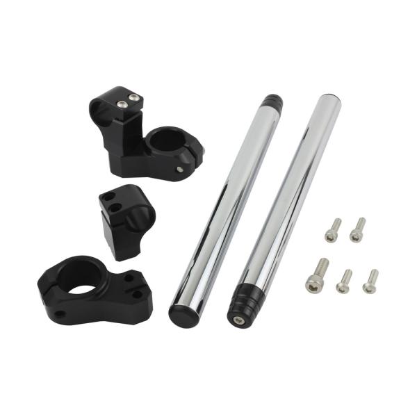 NSR80(1995-1999)用セパレートハンドルキット(グリップエンド付/ブラック)＿シフトアッ...