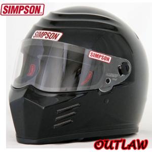 SIMPSON フルフェイス アウトロー LLサイズ62cm ミラーシールド付 SIMPSON フルフェイス アウトロー LLサイズ62cm ミラーシールド付