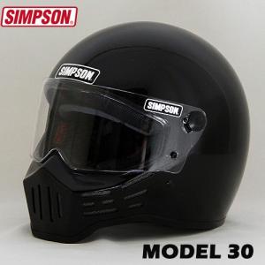 SIMPSON　シンプソン　NORIX　ノリックス　M30　MODEL30　フルフェイスヘルメット　ブラック　正規品｜moto-town